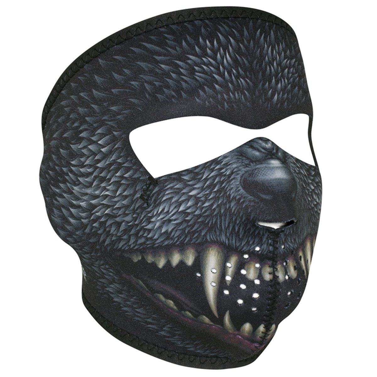Zan Headgear Neoprene Full Face Mask - Silver Bullet
